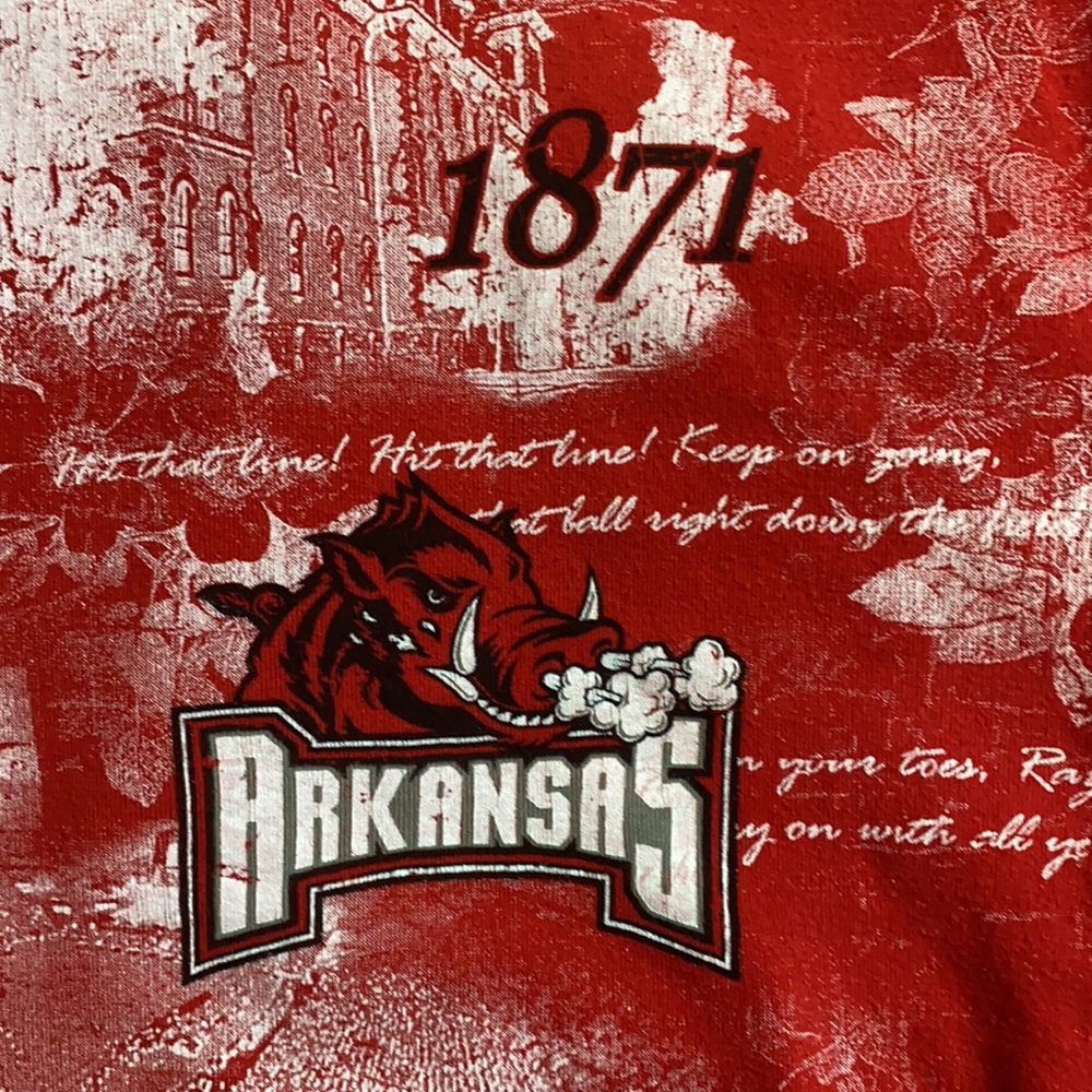 Arkansas Razorbacks Fight Song Shirt M - Picture 4 of 7
